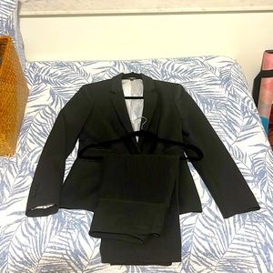 Express dark gray suit - jacket size 8 - skirt size 6